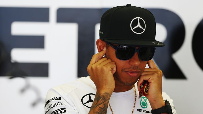 The engines were still a little loud for Hamilton