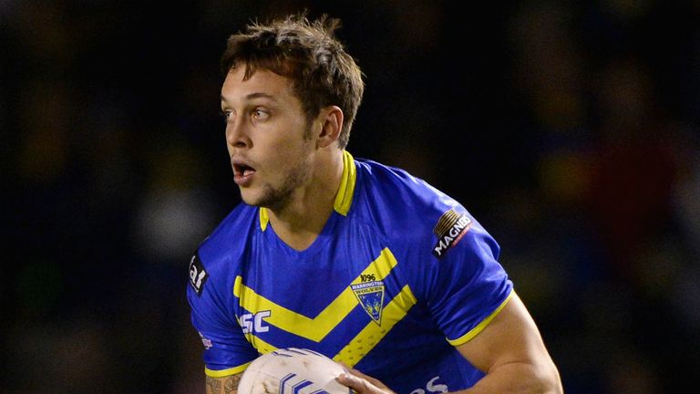 Gareth O'Brien: Misses out on Warrington's trip to Hull KR in the Challenge Cup 