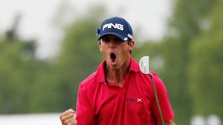 Billy Horschel celebrates victory in 2013