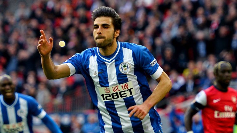 ...And Jordi Gomez made no mistakes with the subsequent penalty as Wigan took the lead