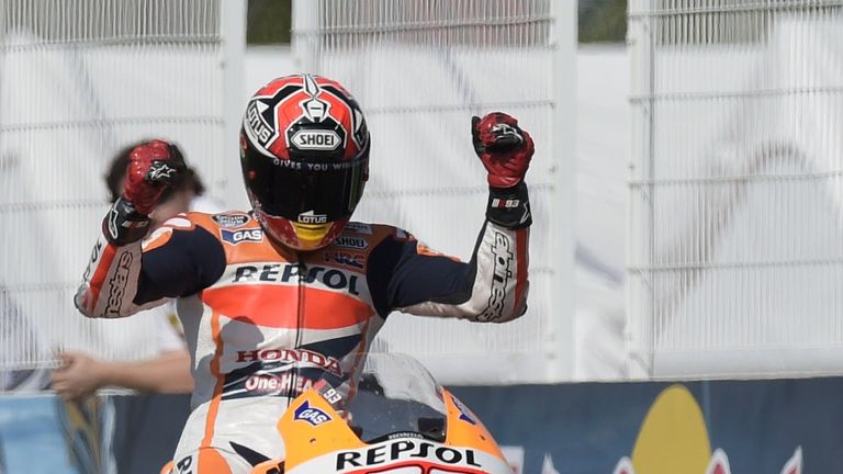 Marc Marquez wins Argentina MotoGP. April 27 2014.