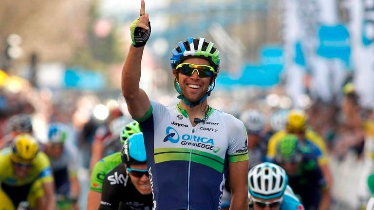 Michael Matthews wins stage three of the 2014 Tour of the Basque Country