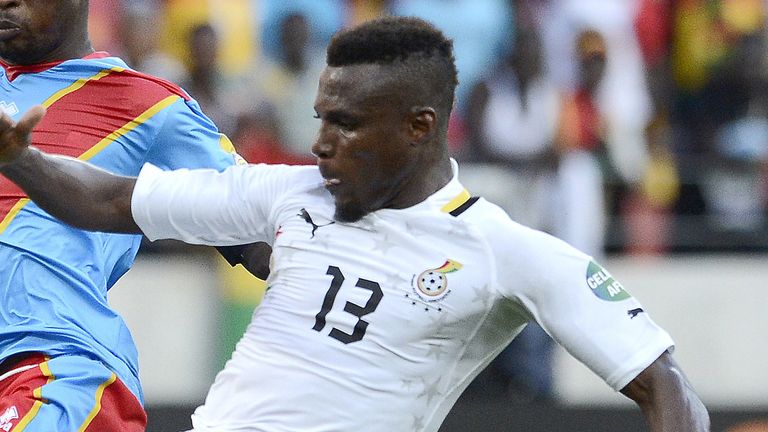 Ghana's defender Jerry Akaminko 