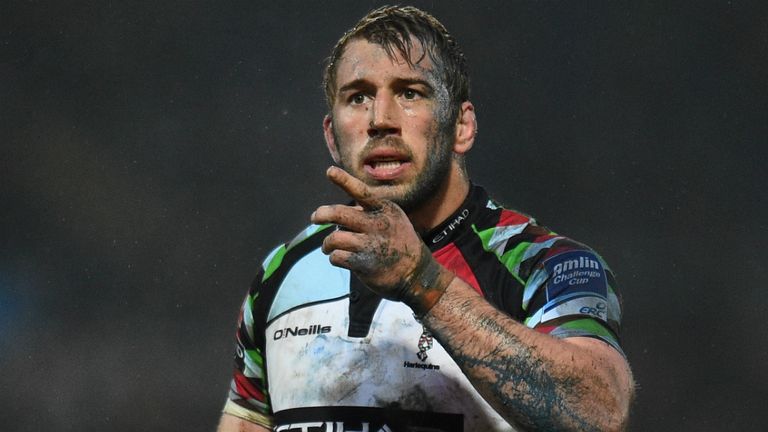 England and Harlequins captain Chris Robshaw remained spirited throughout as the visitors fought to come from behind