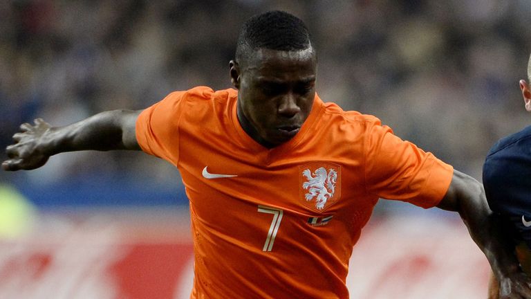 Netherlands' forward Quincy Promes 