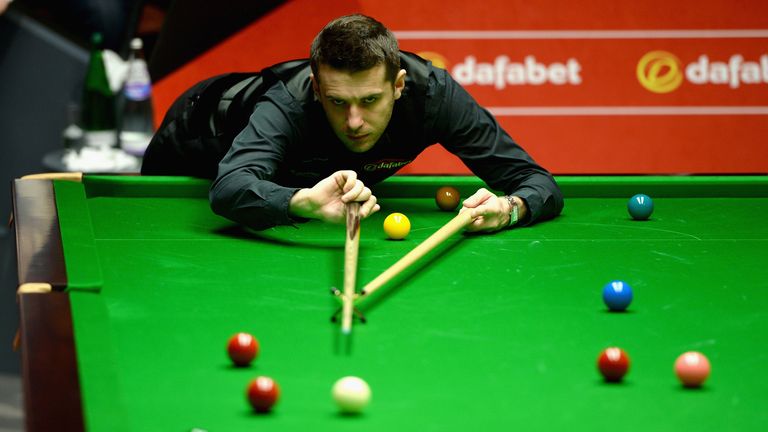 Mark Selby during second-round win over Ali Carter at 2014 World Championship. April 25 2014.