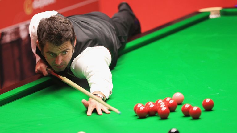 Ronnie O'Sullivan: 10-4 victory against Robin Hull on day one at the Crucible