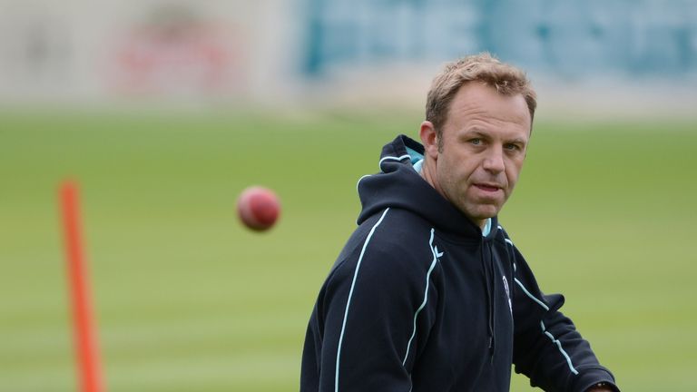 WORCESTER, ENGLAND - MAY 11:  Surrey team director Chris Adams before day three of the LV County Championship Division One match between Worcestershire and