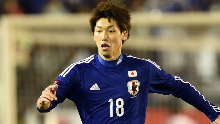 Japan's forward Yuya Osako