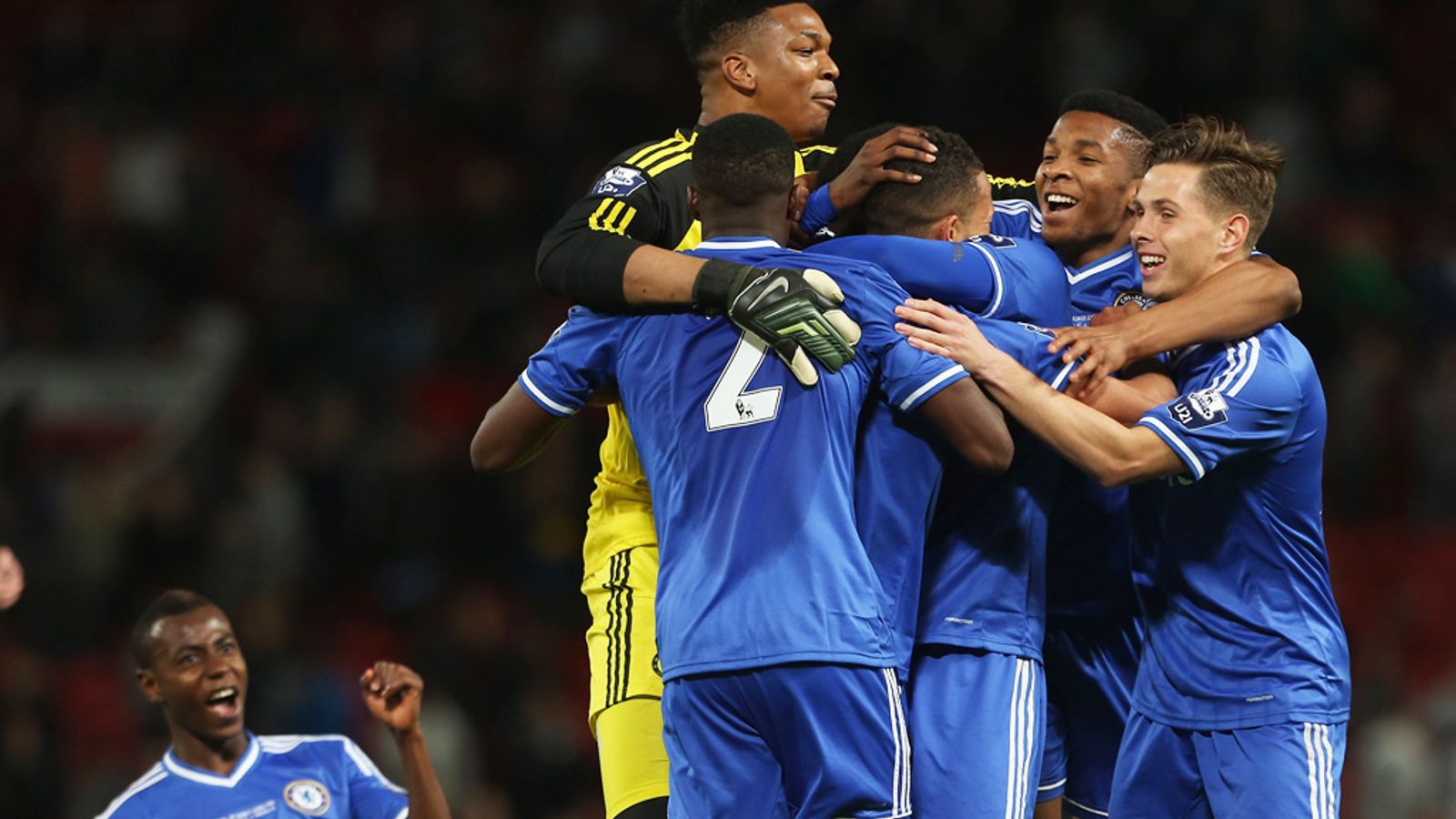 Chelsea beat Manchester United 2-1 in the Under-21 Premier League final