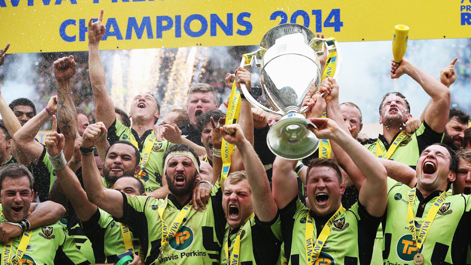 Rugby Union Northampton begin the defence of their Aviva Premiership
