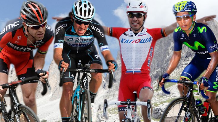 Cadel Evand, Rigoberto Uran, Joaquim Rodriguez and Nairo Quintana are among the Giro d'Italia favourites