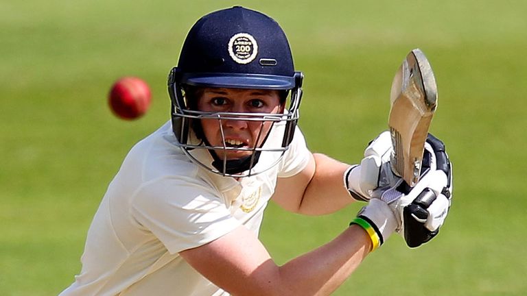 Heather Knight: on her way to 50 for MCC Women against the Rest of the World