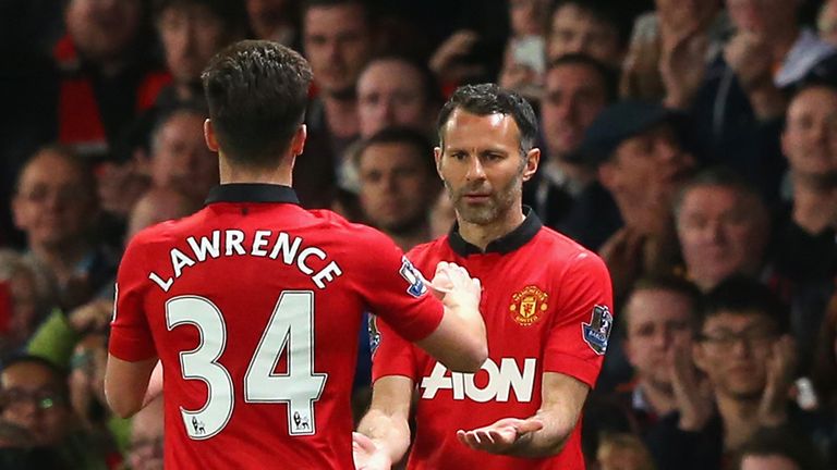 Ryan Giggs: Manchester United veteran comes on for what could be his final Old Trafford appearance