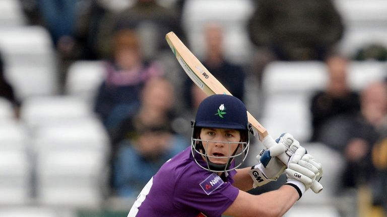 Alex Lees of Yorkshire Vikings during their Natwest T20 Blast against Derbyshire Falcons at Headingley