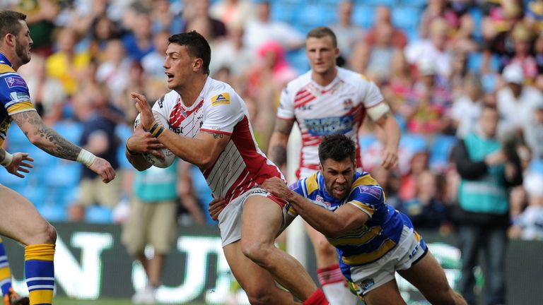 Anthony Gelling: Scored the opening try for Wigan at the Etihad Stadium