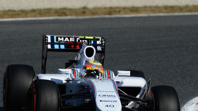 Felipe Nasr got another session in the Williams