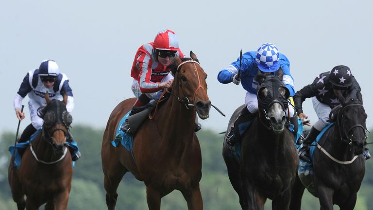 Steps ridden by Kieren Fallon beats Eton Rifles ridden by Pat Smullen at Haydock
