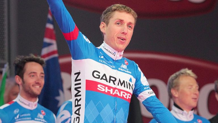 Garmin Sharp's Dan Martin during the Giro d'Italia team presentations