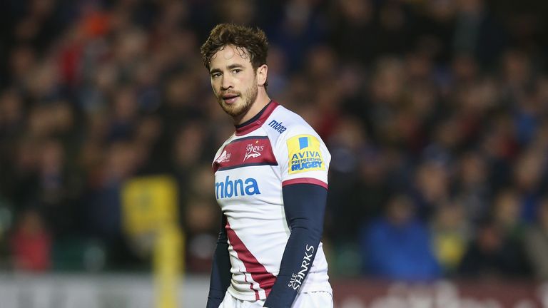  Danny Cipriani looks on during the Aviva Premiership match between Bath and Sale Sharks