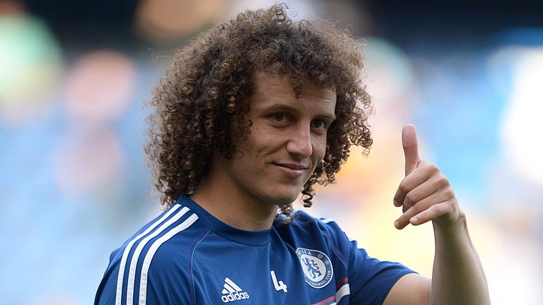 Chelsea's David Luiz after the final whistle  