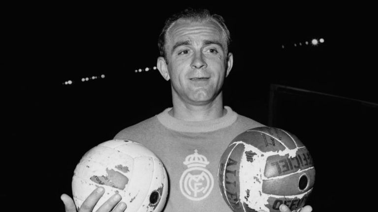 Alfredo di Stefano Real Madrid 1956