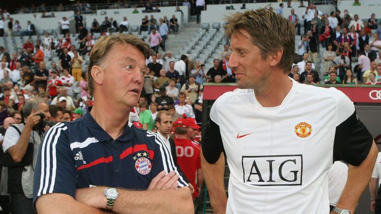 Louis van Gaal and Edwin van der Sar