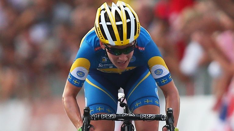 Emma Johansson sprinted to victory in Northampton