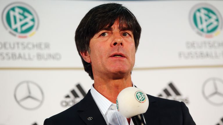 Jogi Low during Germany FIFA World Cup 2014 Squad Announcement press conference at the DFB headquarters on May 8, 2014 in Frankfurt am Main, Germany.