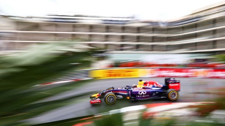 Sebastian Vettel rounds the hairpin