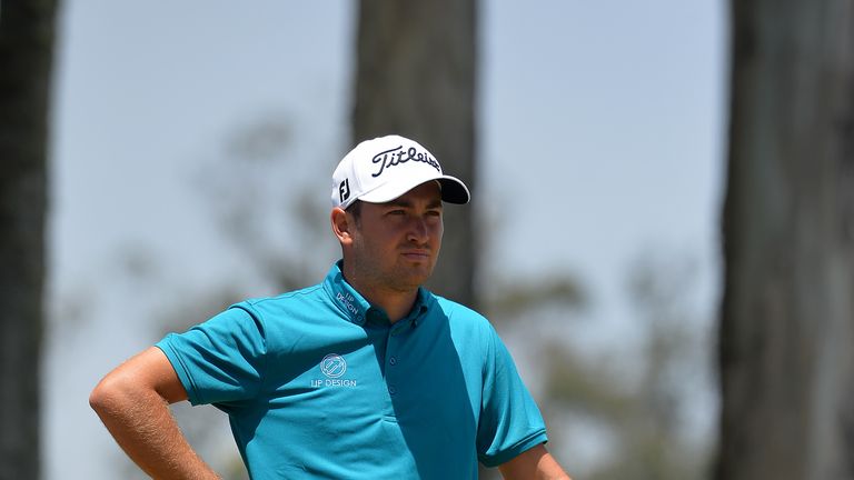 Daniel Brooks during second round of Madeira Islands Open. May 11 2014.