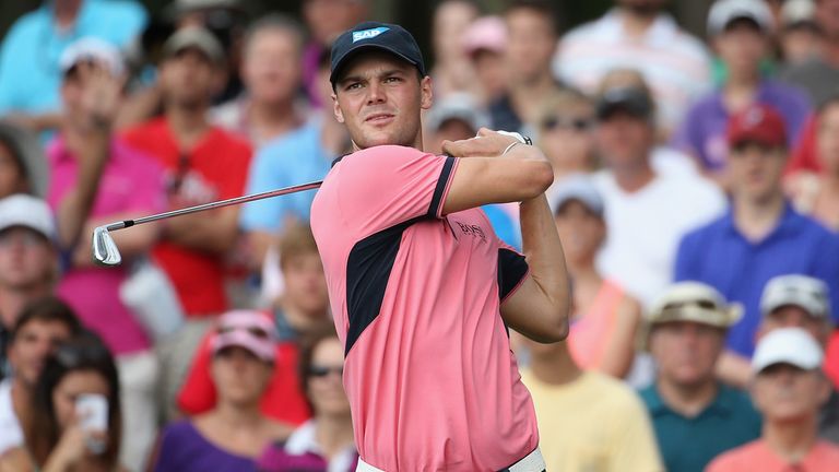 Martin Kaymer of Germany watches his tee shot on the 12th hole during the final round of THE PLAYERS Championship