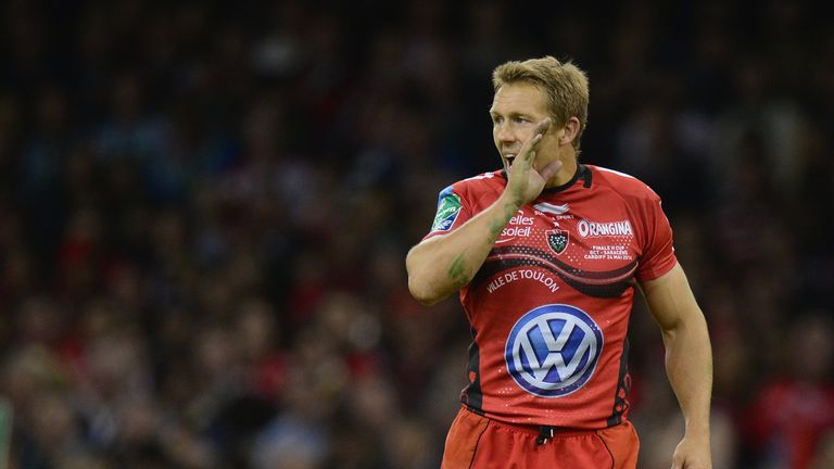 Jonny Wilkinson of Toulon looks on during the Heineken Cup final against Saracens in Cardiff