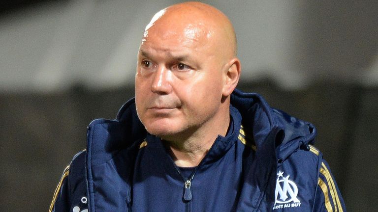 Marseille's French head coach Jose Anigo