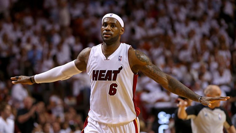 LeBron James: Scored 22 points for the Heat