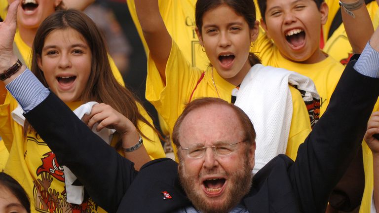 Tampa Bay Buccaneers Manchester United owner Malcolm Glazer 