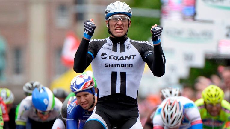 Marcel Kittel wins stage two of the 2014 Giro d'Italia