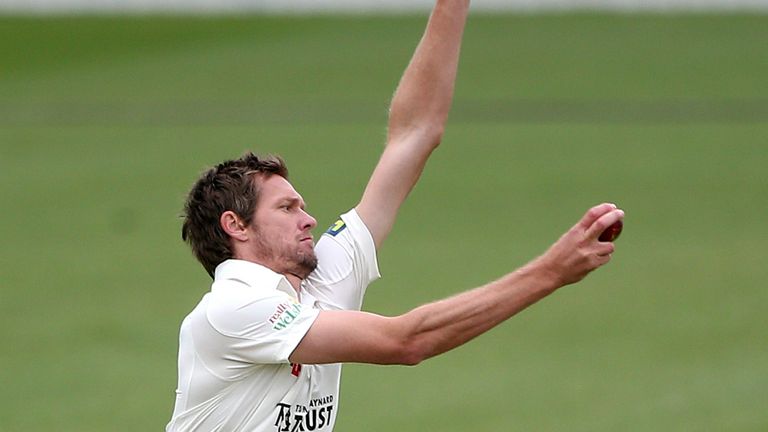 Michael Hogan: Took three wickets as Glamorgan almost claimed victory