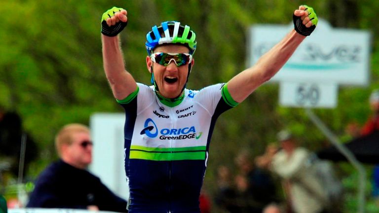 Peter Weening wins stage nine of the 2014 Giro d'Italia