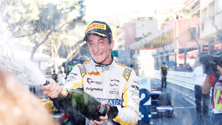 Stephane Richelmi celebrates victory (GP2 Series Media)