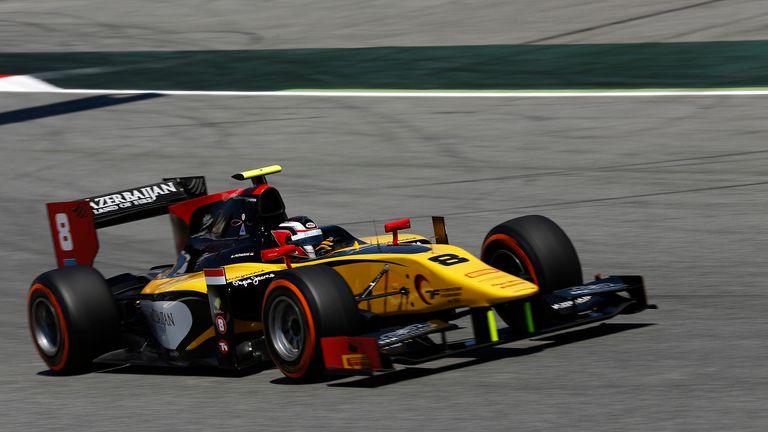 Stephane Richelm: On pole in Spain (GP2 Series Media)
