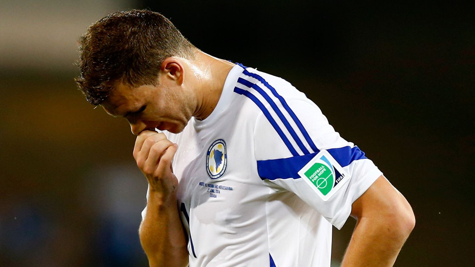 World Cup Edin Dzeko Blames Referee For Bosnia S Group Stage Exit   Bosnia V Nigeria World Cup Edin Dzeko Frustra 3161975 