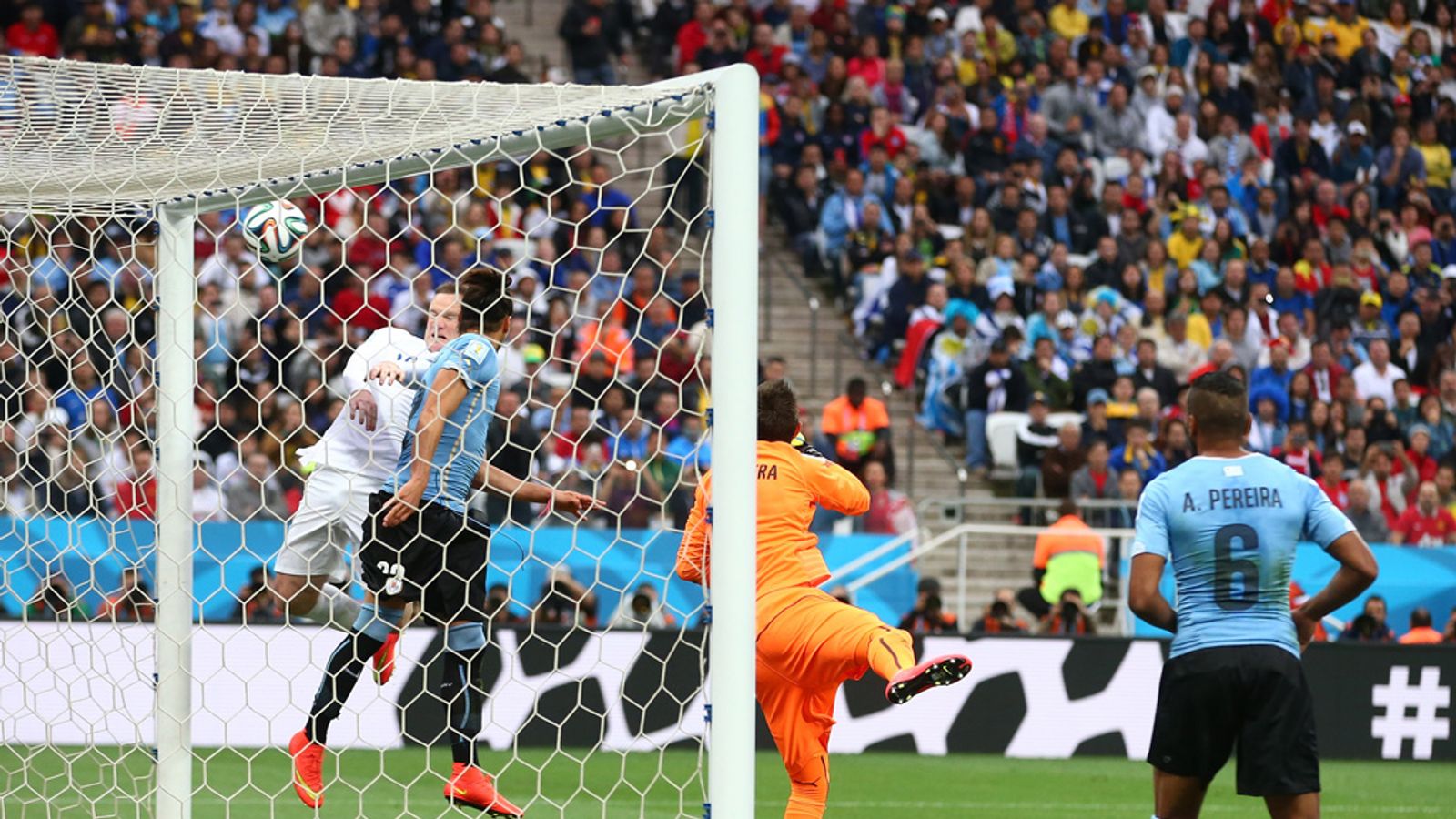 World Cup England on brink of exit after 21 defeat by Uruguay