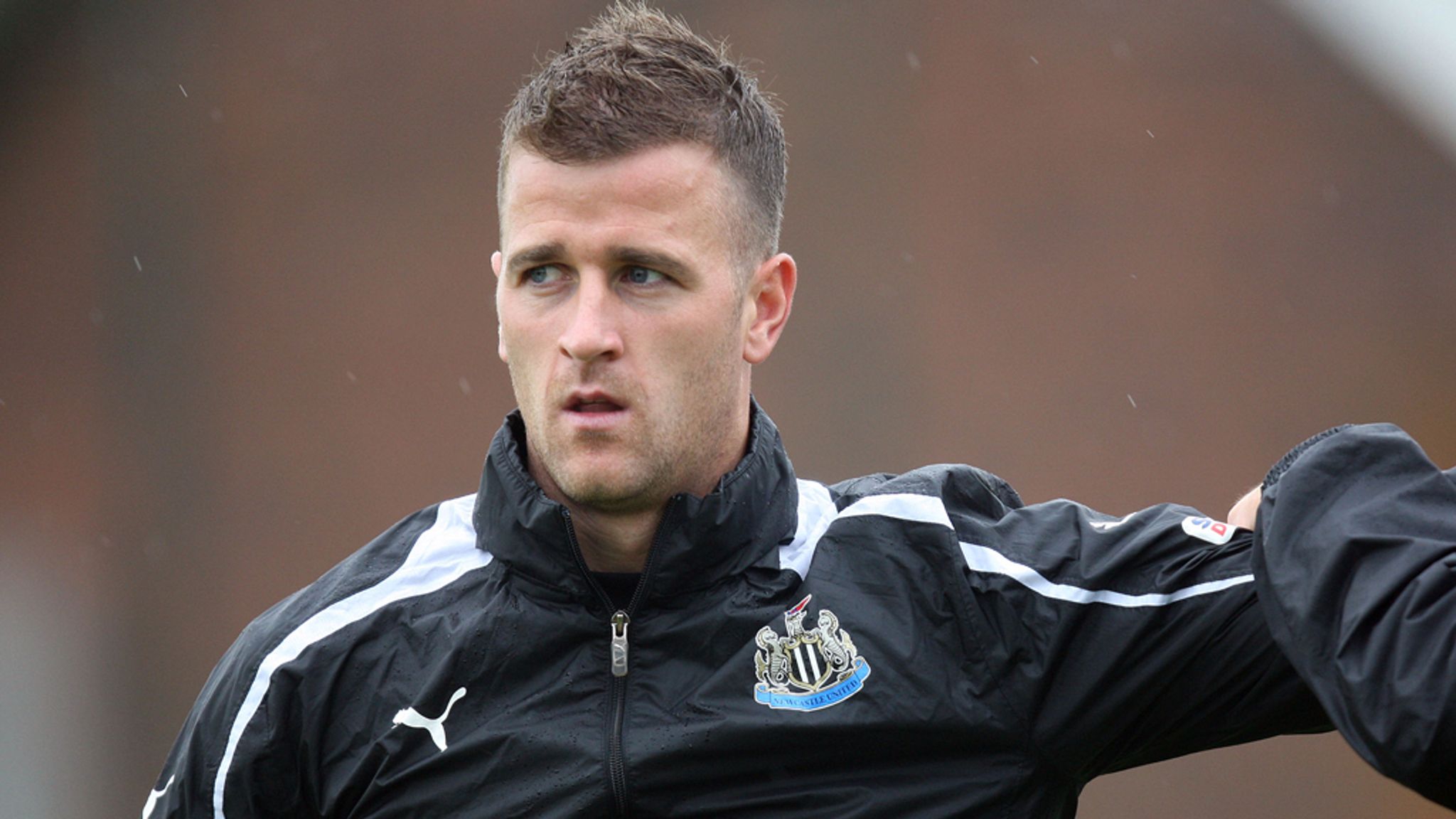 Newcastle's Ryan Taylor turned to Alan Shearer for advice during long