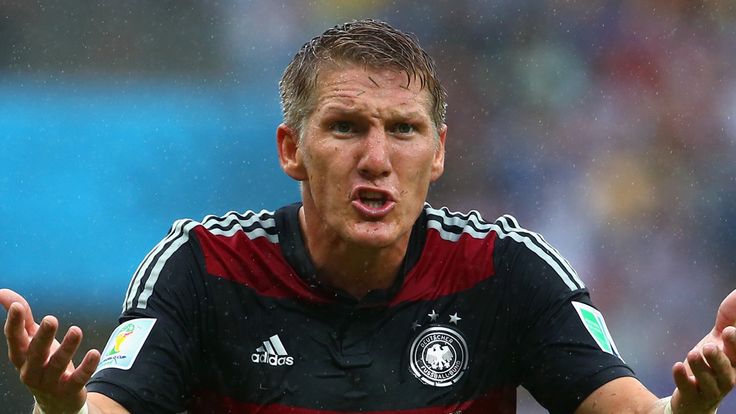 RECIFE, BRAZIL - JUNE 26:  Bastian Schweinsteiger of Germany reacts during the 2014 FIFA World Cup Brazil group G match between the United States and Germa