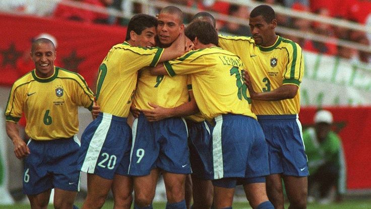 Ronaldo Bebeto Brazil celebration