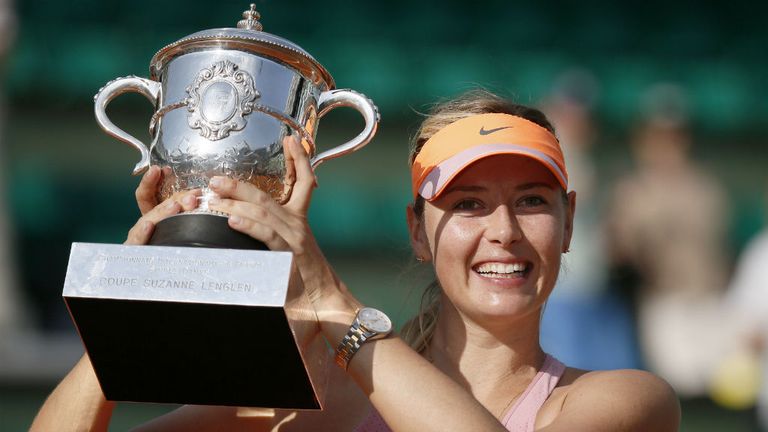 Maria Sharapova: The Russian will look to follow up her French Open success with victory at Wimbledon