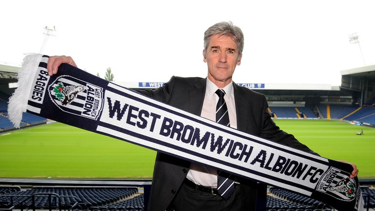 Alan Irvine is unveiled as the new West Browich Head Coach at the Hawthorns, West Bromwich.