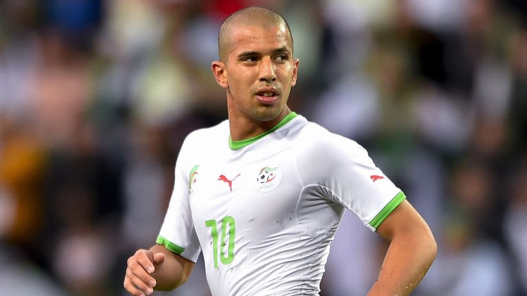 Algeria's forward Sofiane Feghouli 