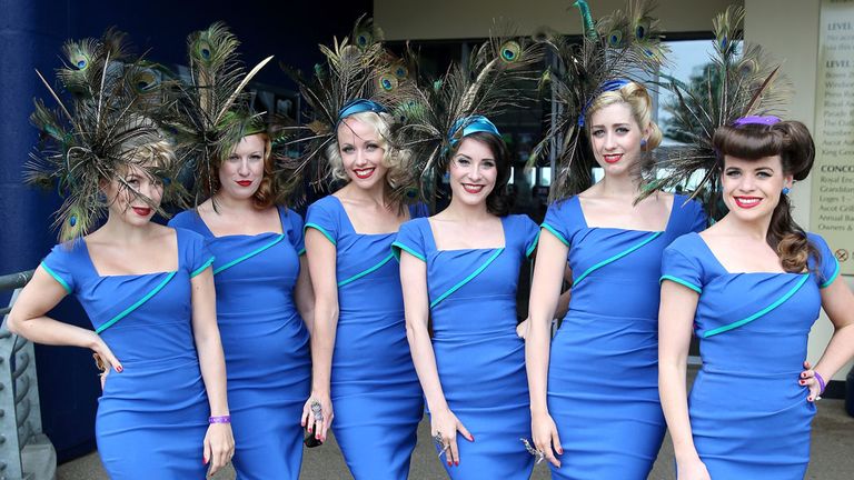 The Tootsie Rollers were on hand to provide the entertainment